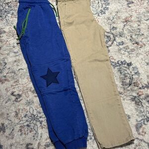 2 pairs boys pants- Boden and Janie and Jack